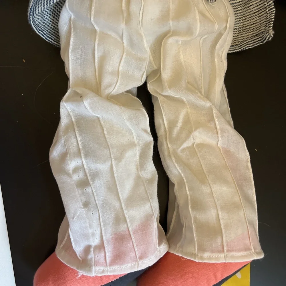 Vintage Georgia Charuhas Rag‎ Doll Mexican Artist Heart Cheeks Sweethearts 16